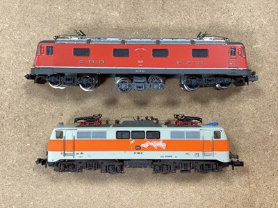 Lot 377 - Two Continental N Gauge Electric Locomotives,...