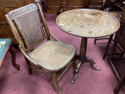 Lot 1534 - XVIII Century Oak Pedestal Table, with a...