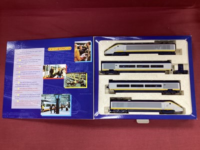 Lot 705 - A Hornby OO Gauge #R.665 Eurostar Train Pack....