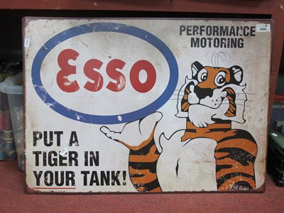 Lot 1009 - Esso 'Put a Tiger In Your Tank' Metal Wall...