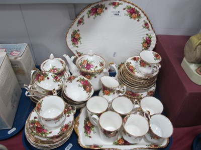 Lot 1169 - Royal Albert 'Old Country Roses' Teapots (x 2),...