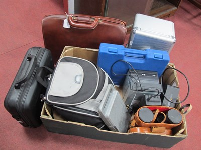 Lot 1005 - Ajax 10 x 50 Binoculars. Briefcase, Proskit...