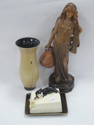 Lot 1226 - Continental Early XX Century Pottery Figure of...