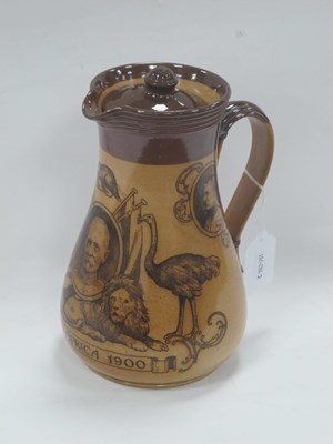 Lot 1242 - Boer War, Doulton Lambeth stoneware jug...