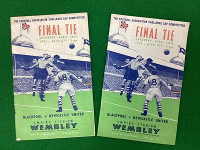 Lot 777 - 1951 F.A Cup Final Blackpool v. Newcastle...