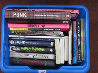 Lot 395 - Punk, Rock History Books, twenty-two titles,...