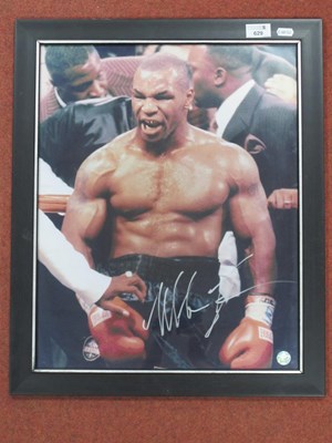 Lot 629 - Boxing - Mike Tyson Autograph, silver pen...