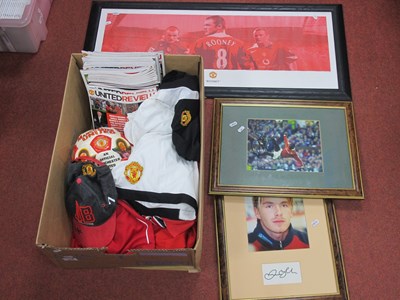 Lot 657 - Manchester United, Rooney, Beckham and Cole...