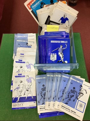 Lot 734 - Huddersfield Town Programmes 1966 - 73,...