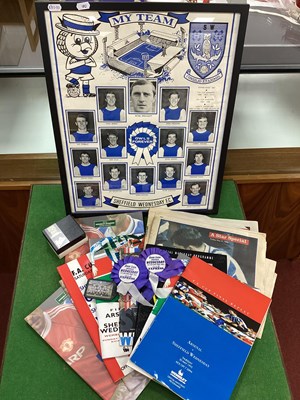 Lot 900 - Sheffield Wednesday 1960's 'My Team' Poster....