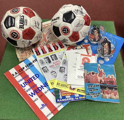 Lot 913 - Sheffield United Signed Balls (x 2), including...