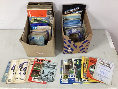 Lot 1097 - Sheffield Wednesday Programmes 1970s and 80s,...