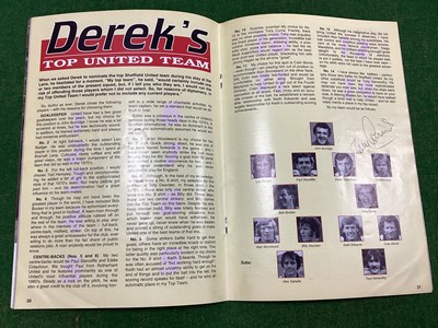 Lot 728 - Derek Dooley Testimonial Programme, signed by...