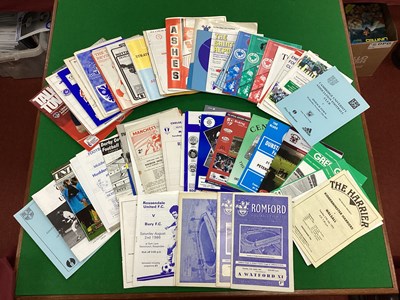 Lot 797 - Friendlies and Testimonial Football Programmes,...