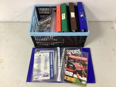 Lot 461 - Tottenham Hotspur Football Programmes, seven...