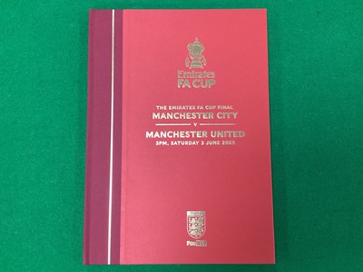 Lot 776 - Hardback 2023 F.A Cup Final Manchester City v....