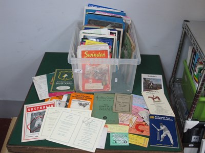 Lot 514 - Other Sports - collection of programmes and...