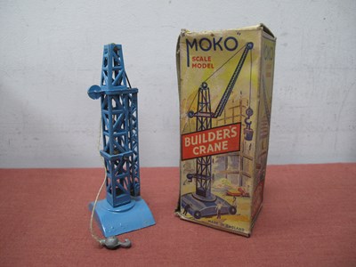 Lot 795 - An Original Moko Builders Crane, blue, appears...