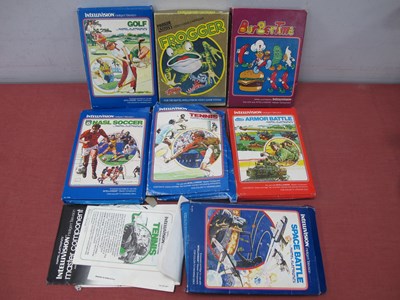 Lot 577 - Seven Mattel Electronics Intellivision Video...