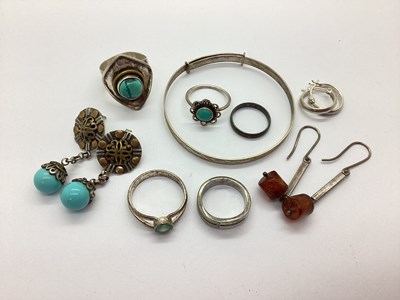 Lot 94 - An Assortment of "925" and Other Jewellery, to...