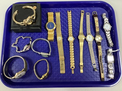 Lot 163 - An Assortment of Ladies Wristwatches, to...