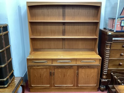 Lot 1547 - G Plan Wall Unit, top with two shelves, base...