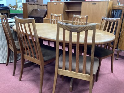 Lot 1542 - G Plan Dining Table, with an oval top (with...