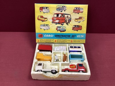 Lot 917 - Corgi Gift Set No 24 - Constructor Commer Van,...