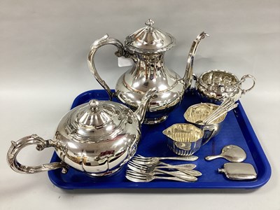 Lot 132 - Oneida Antique Style Plated Tea and Coffee...