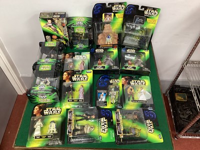 Lot 732 - Fifteen Boxed/Carded Sets of Star Wars Plastic...