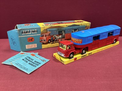 Lot 916 - Corgi Toys No 1130 Circus Horse Transporter...