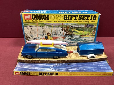 Lot 925 - Corgi Toys Gift Set 10 - Marlin Rambler Sports...