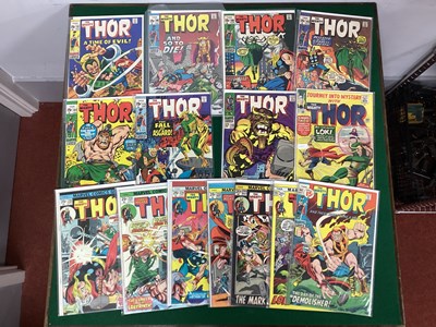 Lot 659 - Fifteen The Mighty Thor Comic Books by Marvel,...