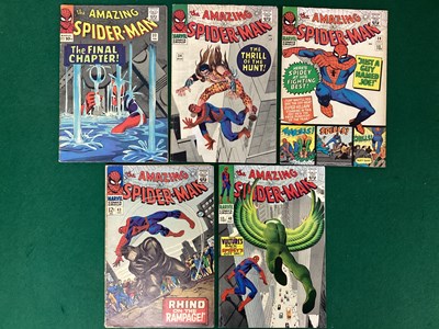 Lot 679 - Five The Amazing Spider-Man Comic Books, by...