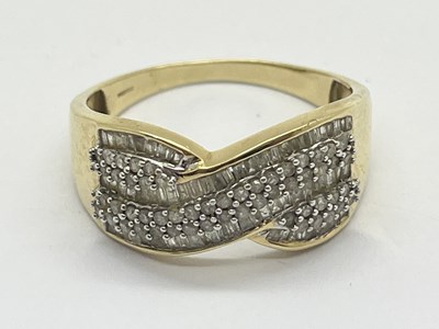 Lot 36 - Gemporia; A Modern 9ct Gold Diamond Dress Ring,...