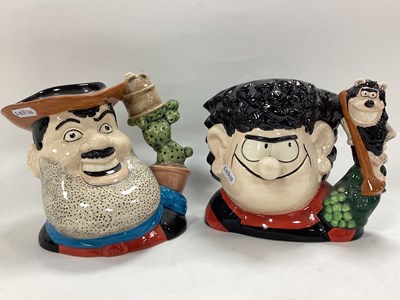 Lot 1215 - Royal Doulton Character Jugs, 'Dennis and...