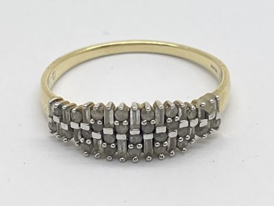 Lot 35 - Gemporia; A 9ct Gold Diamond Set Ring,...