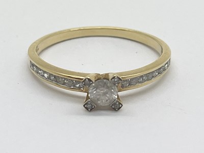 Lot 31 - Gemporia; A 9ct Gold Diamond Ring, the...