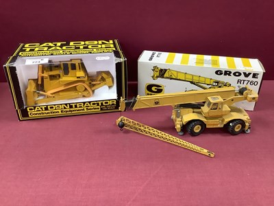 Lot 774 - Two Boxed Diecast Model Plant Machinery...