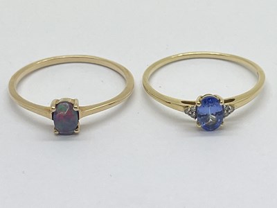 Lot 23 - Gemporia; A 9ct Gold Single Stone Dress Ring,...