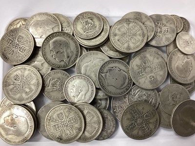 Lot 428 - GB Pre 1947 Silver Coins, Florins, Shillings,...