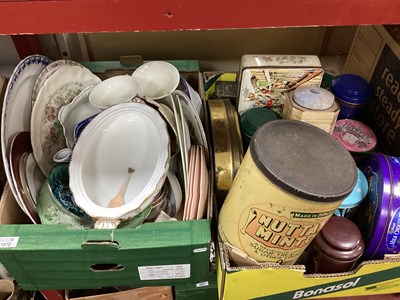 Lot 1072 - Nuttal Minto Tin, other tins, XIX Century meat...