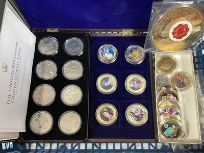 Lot 355 - Large Collection Of Commemorative Coins,...