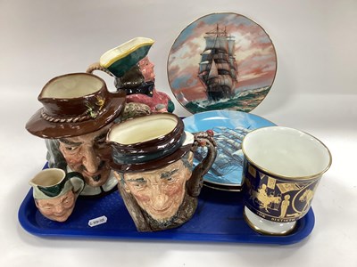 Lot 1157 - Royal Doulton Character Jugs 'Izaak Walton' & '...