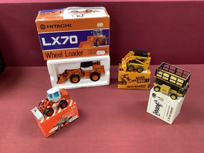 Lot 778 - Four Diecast Model Plant Machinery Vehicles...