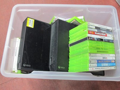 Lot 1151 - X Box One Console (x2) and a quantity of XBox...