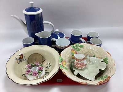 Lot 1155 - Rye Pottery Coffee Set, of eleven pieces,...