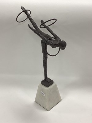 Lot 1408 - Global Views Art Deco Style Figure of Dancer...