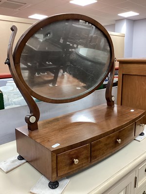 Lot 1515 - XIX Century Mahogany Dressing Table Mirror,...