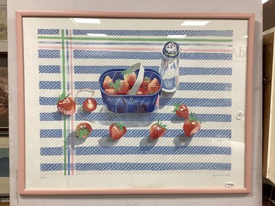 Lot 1470 - Glynn Boyd Harte, 'Strawberries', limited...